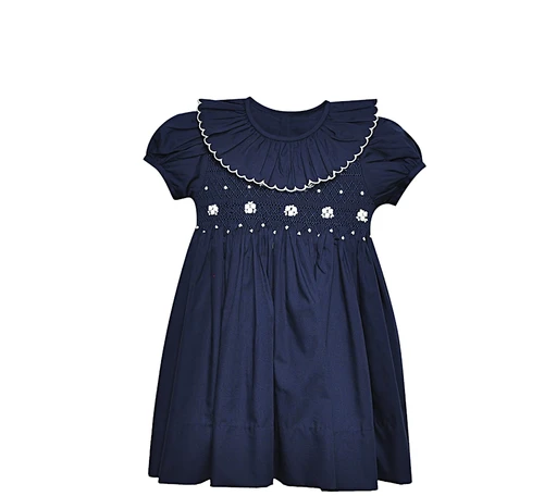 Juliette Dress-Navy