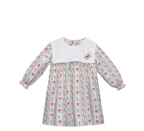 Reese Dress-Red Christmas Bow