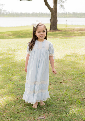 Mary Claire Dress- Blue - Remember Nguyen