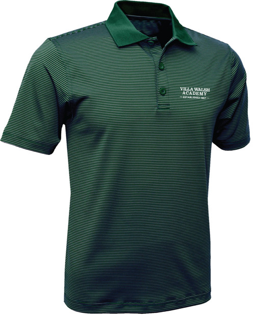 Mini stripe Polo - green