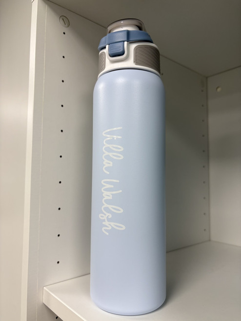SS Flip Top Water Bottle - Blue