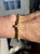 RIW Gold Bead with Gold Cross Bracelet