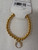 RIW Gold Bead Blessed Mother Bracelet