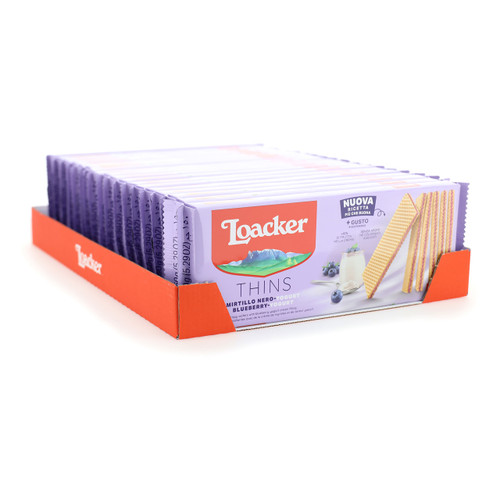 Loacker Thins 150gx18 Mirtillo nero-Yogurt