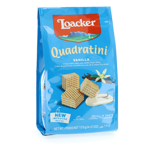 Loacker Quadratini 125gx12 Vanilla