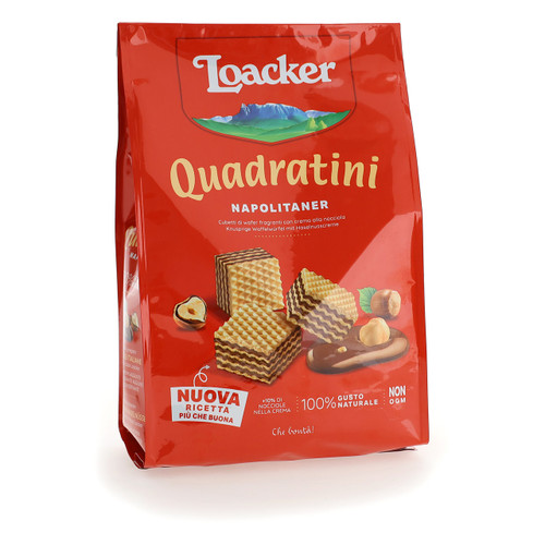 Loacker Quadratini 250gx18 Napolitaner