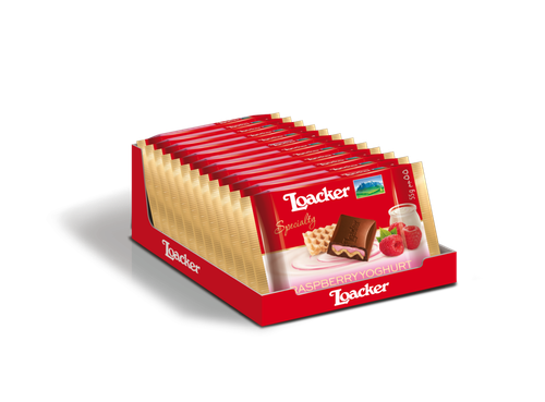 Loacker Cioccolato Specialty 55gx12 Raspberry Yoghurt