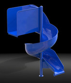 Aluminum Open Spiral Slide Aluminum Open Spiral Slide