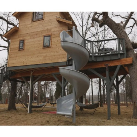 Aluminum Open Spiral Slide Aluminum Open Spiral Slide