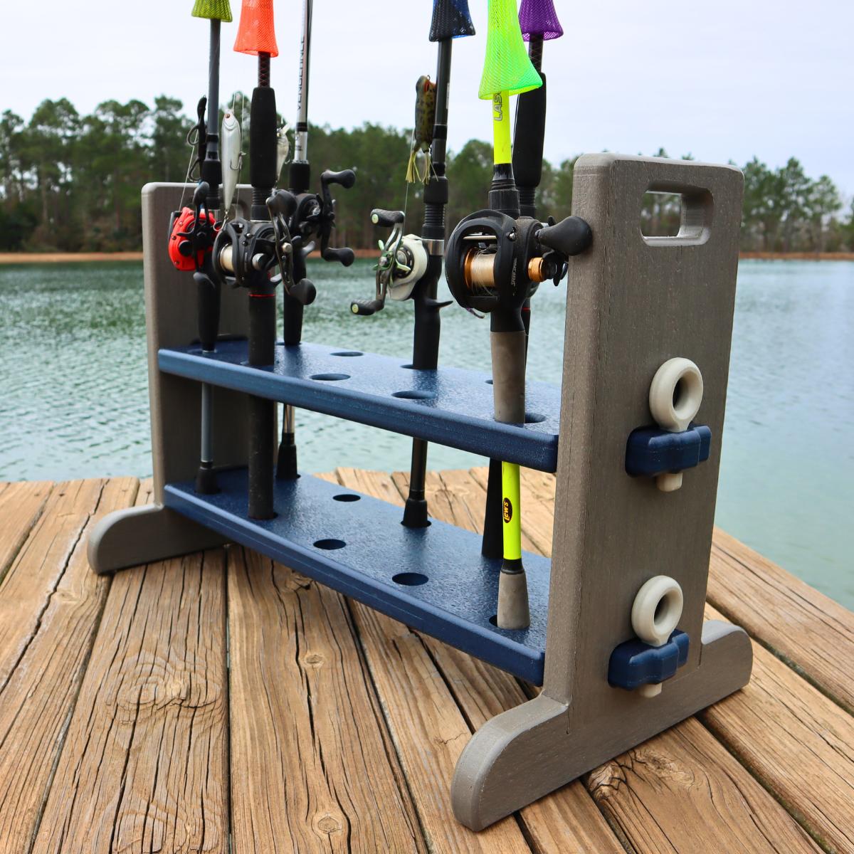 rod holders for a folding chair #fishing #fishinglife #fishingtips