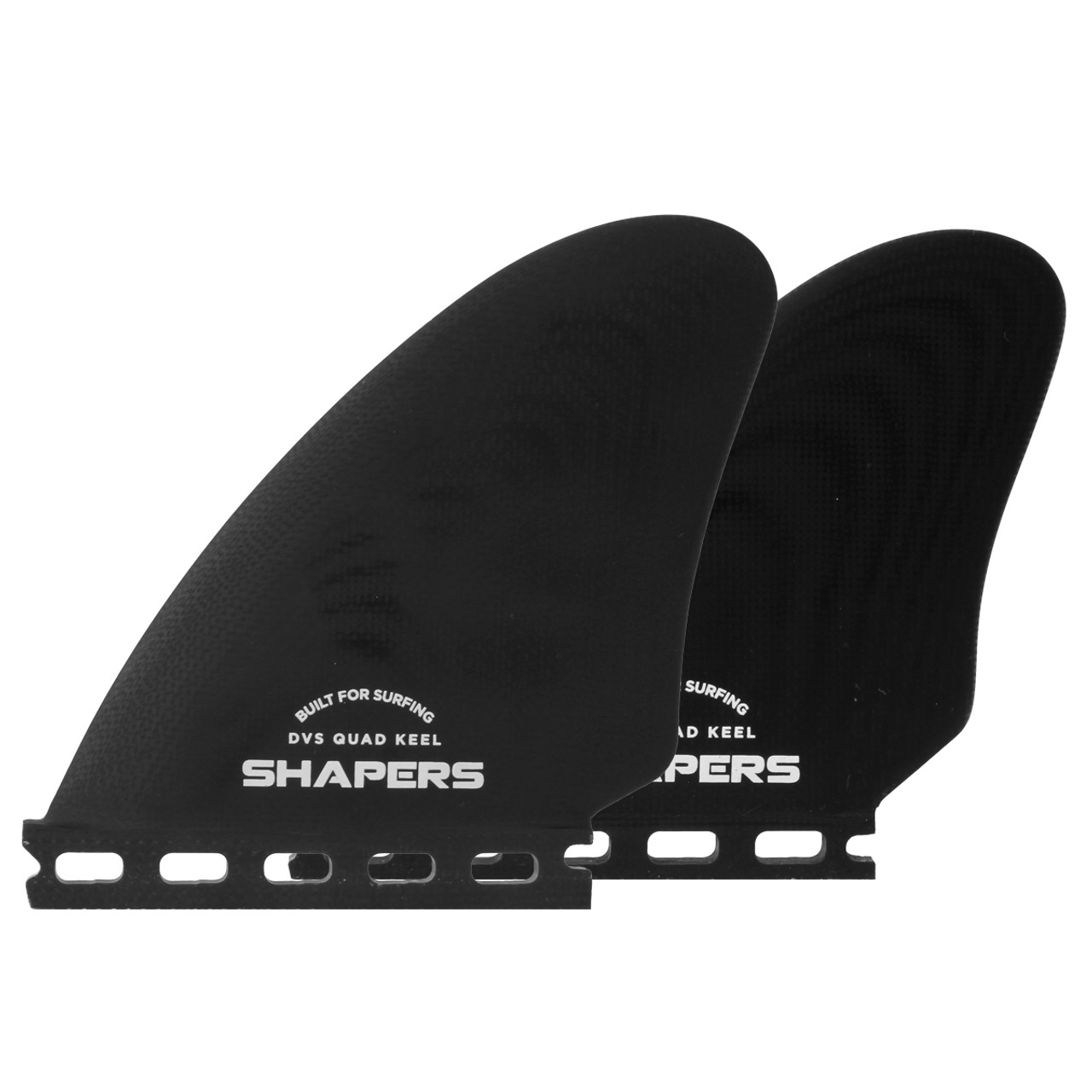 DVS Quad Keel Fin Set - Black Fibreglass | Futures Compatible 