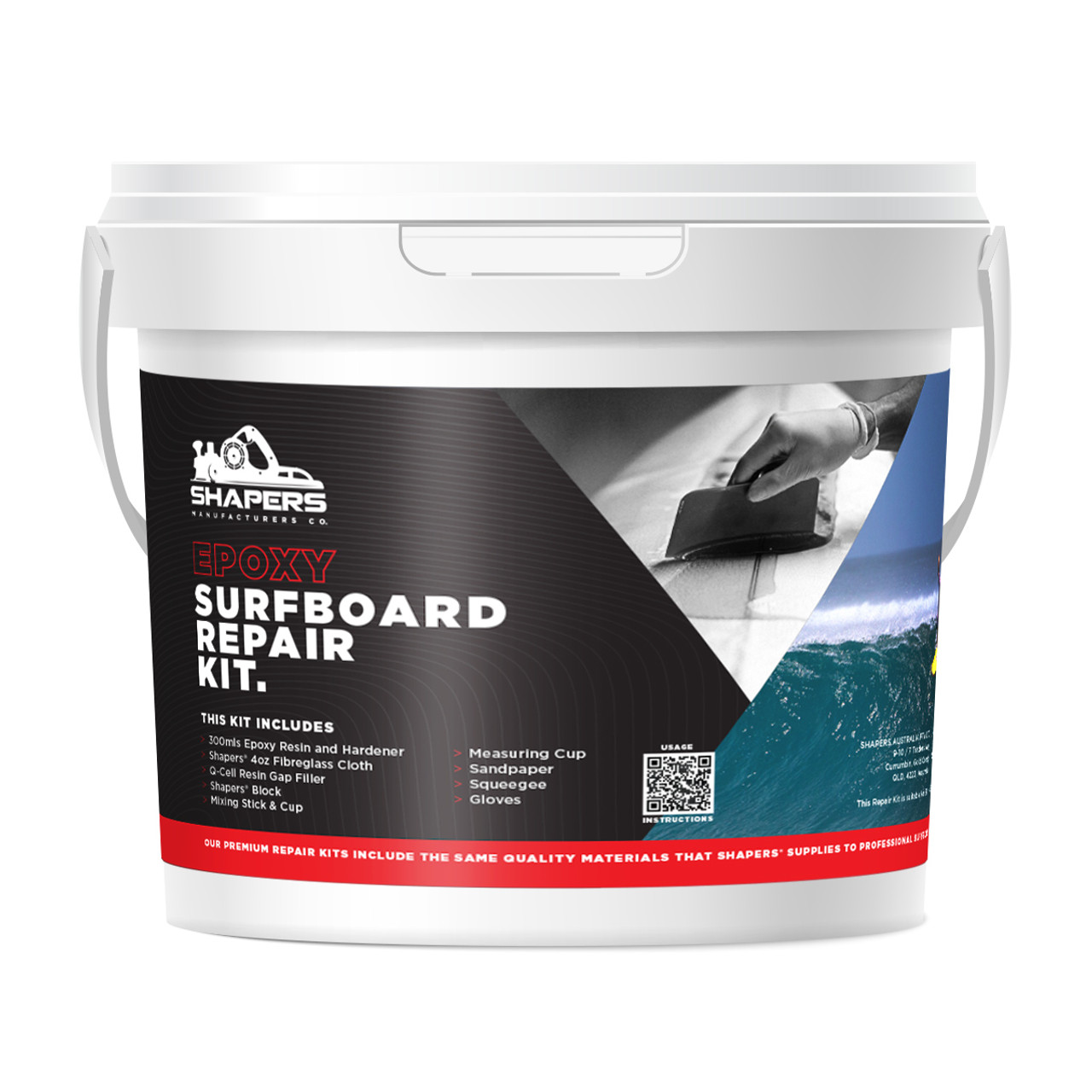 Epoxy surf shop repair kit