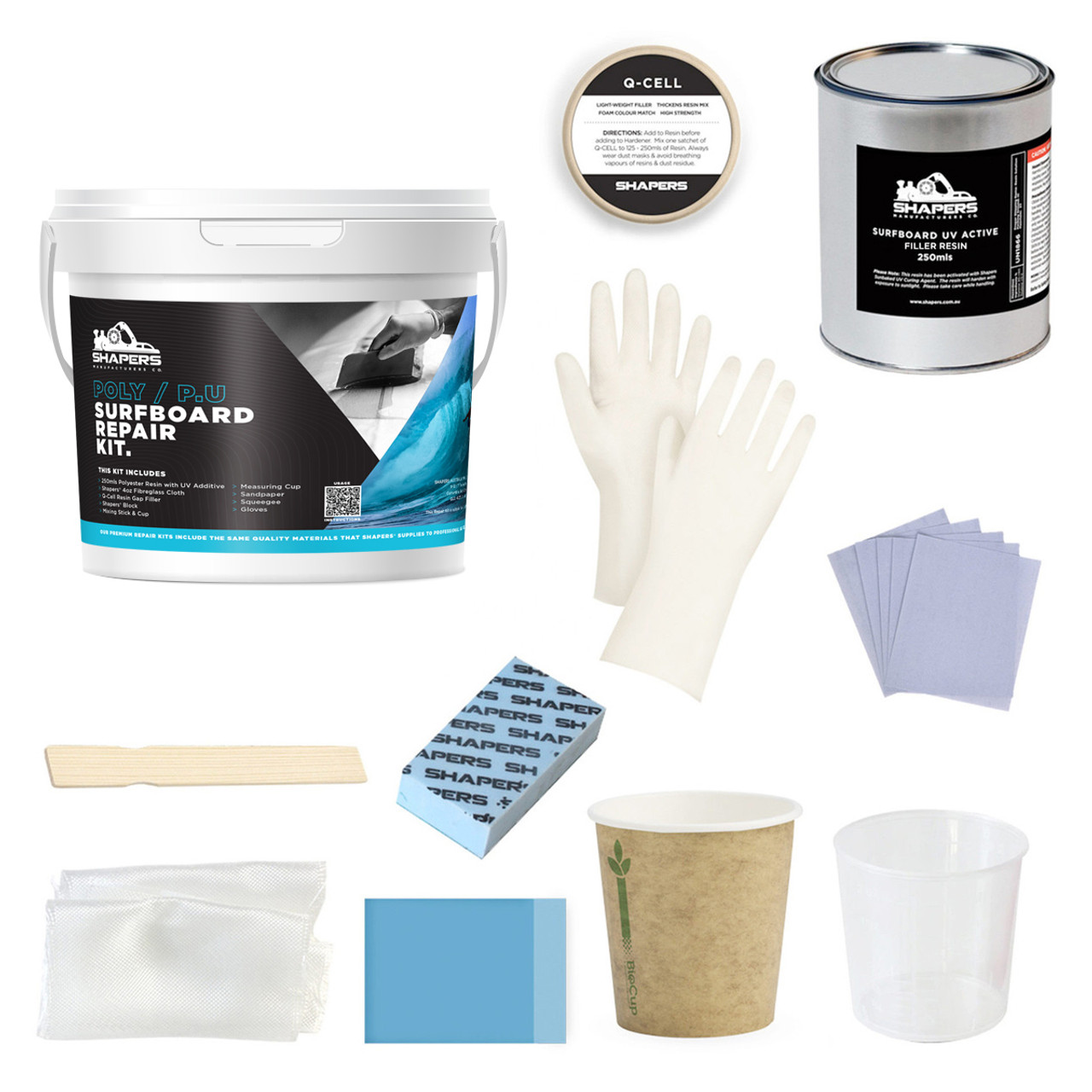 Epoxy board shop repair kit