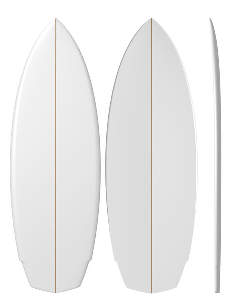 Machine Shape Blank and Material Kit: PU WAKE SURF BOARD - Shapers Surf Co
