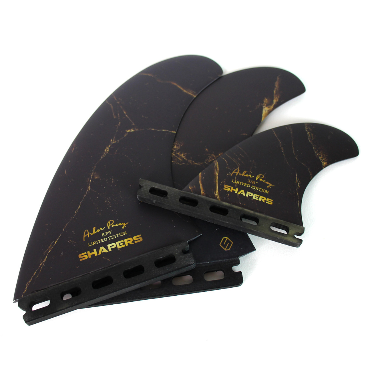 Shapers Asher Pacey サーフボードフィン 3枚セット SHAPERS FINS シェイパーズ フィン Asher Pacey 5.59 2＋1FIN