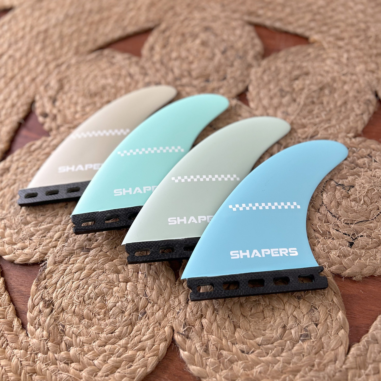 SHAPERS SHELDON SIMKUS LARGE THRUSTERフィン Sheldon Simkus Pro Glass Thruster Fin Set - Large | Futures