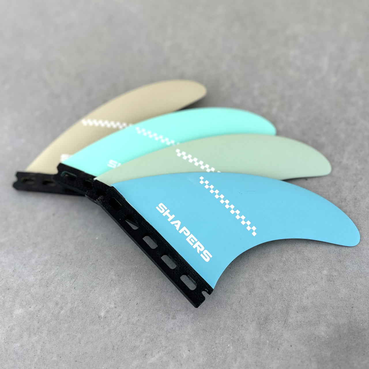 Sheldon Simkus S-TEK Thruster Fin Set - Large Blue | Futures