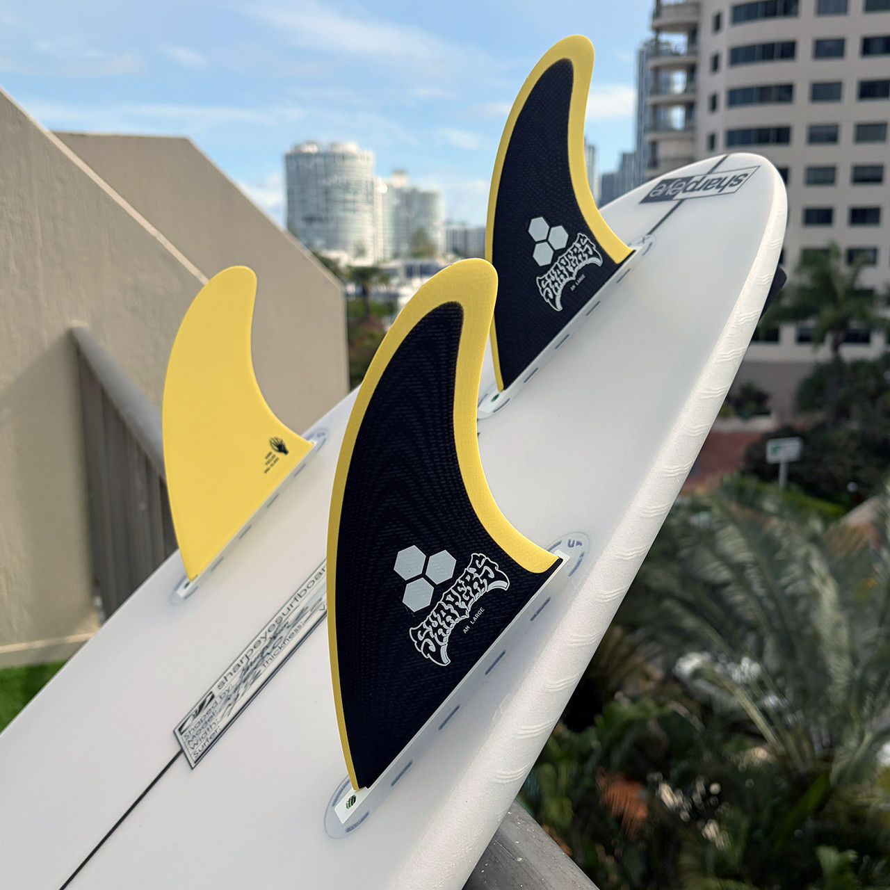 AM Pro Glass Thruster Fin Set - Large | Futures Compatible