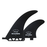 7.3" Clinton Guest Longboard Fin - Dual Tab - Black