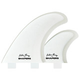 Asher Pacey 5.59" Twin Fin Set -  White Clear