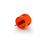 Dual Tab Fin Plug Set - Thruster Orange