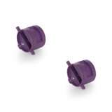 Dual Tab Fin Plug Center Pair : Purple