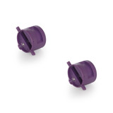 Dual Tab Fin Plug Rail Pair : Purple