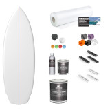 Machine Shape Blank and Material Kit: PU WAKE SURF BOARD