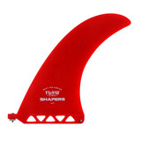 9" Flow Series Longboard Fin - Dark Red