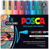 Posca 5M - 8 Pack Asssorted