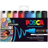 Posca 8K 8 Pack Assorted