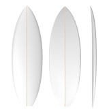 EPS Stringered Crumpster: Machine Shaped Surfboard Blank