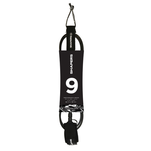 9Ft Longboard Leash: Black