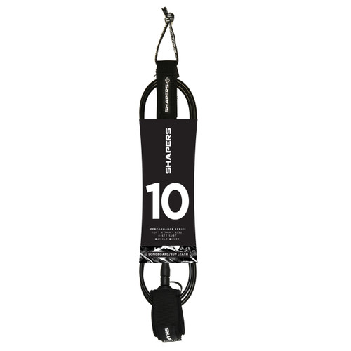 10Ft Longboard Leash: Black