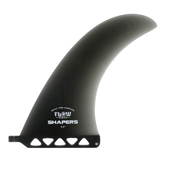 9" Flow Series Longboard Fin - Translucent Black