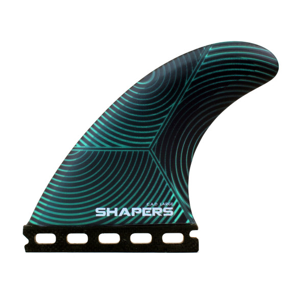Large Surfboard Thruster Fins | Single Tab | Shapers Fins