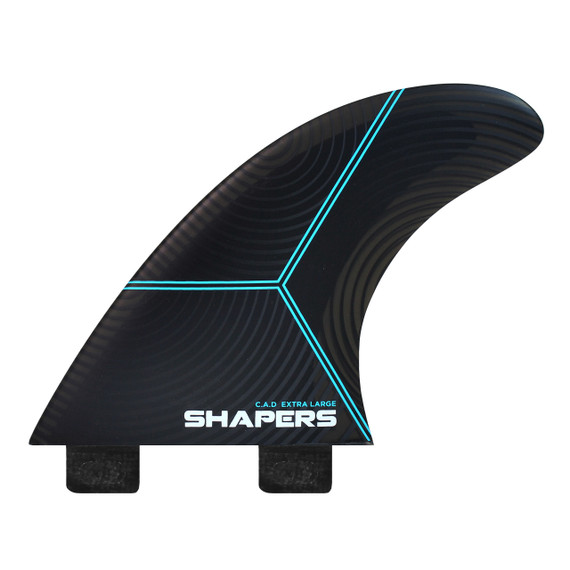 Fins - Thruster Fins - Dual Tabs - XXL: 95kgs/210lbs + - Shapers 