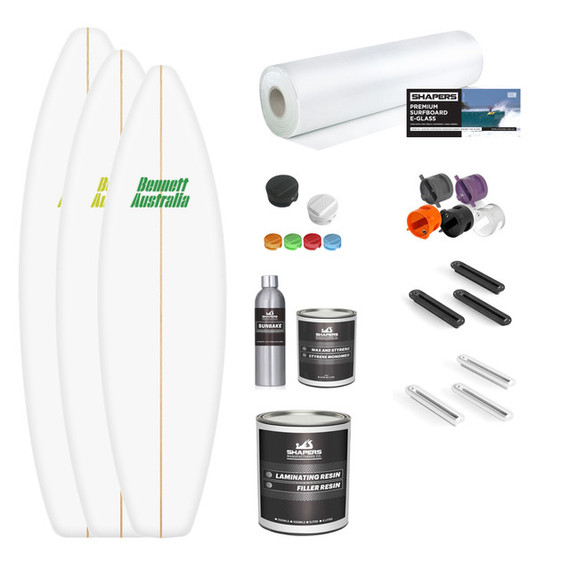 Blank and Material Kit: SHORTBOARD