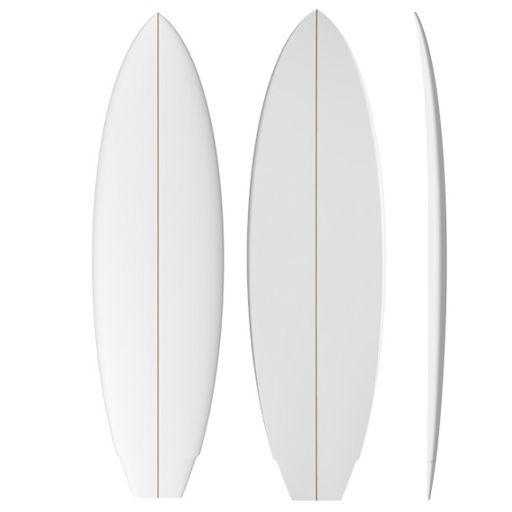 The Bluff PU: Machine Shaped Surfboard Blank