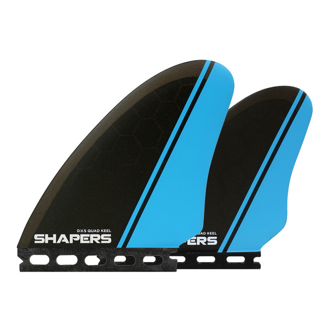 DVS Core-Lite Quad Keel Fin Set - Black | Futures Compatible