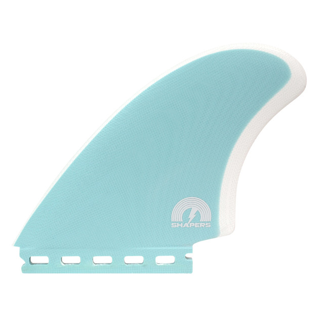 Shapers x Album - Modern Keel Twin Fin Set - Blue White