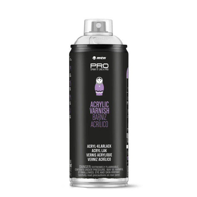 400ml Spray - Matt Acrylic Varnish