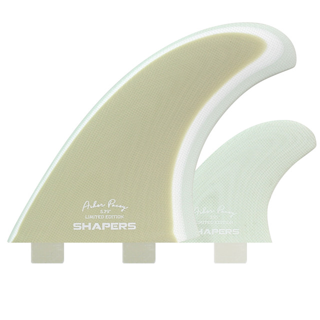 Asher Pacey 5.79" Twin Fin Set -  Morning Light