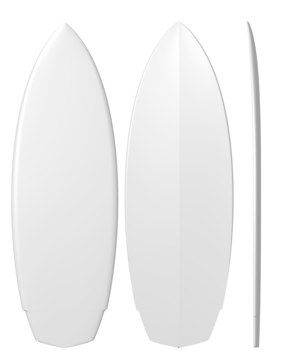 EPS Stringerless Wake Board: Machine Shaped Surfboard Blank
