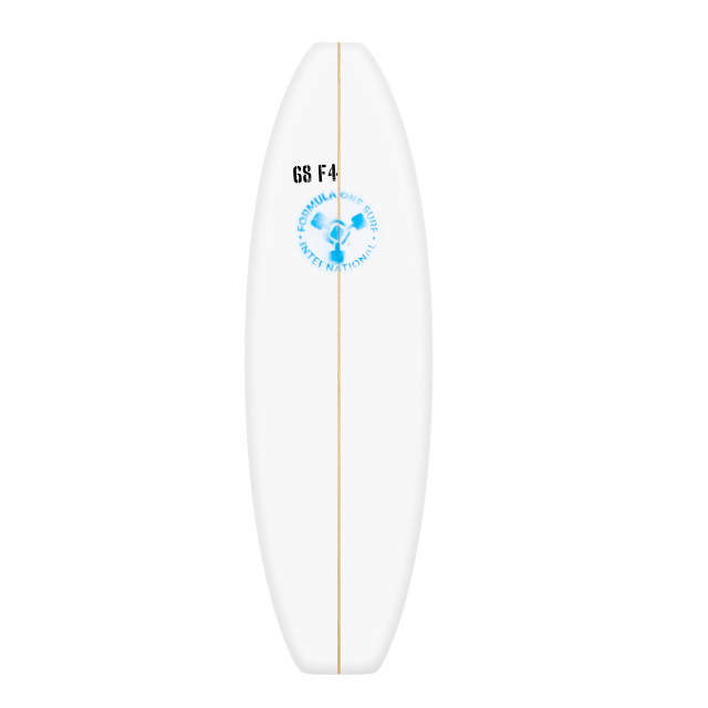 6'8 PU Surfboard Blank - Formula One - Fish J1