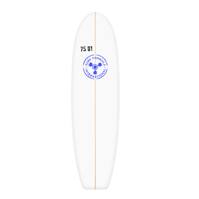 7'5 PU Surfboard Blank - Surf Formula - Funboard D1
