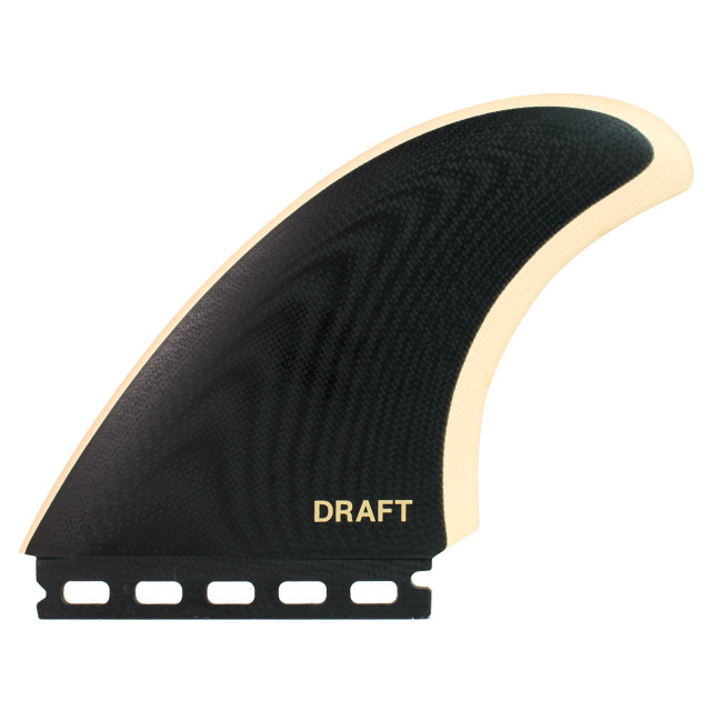 Draft 5.32" Twin Fin - Black Sand
