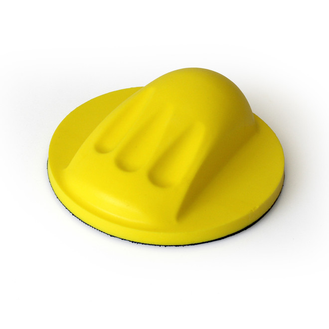 Foam Hand Sanding Pad Round For Velcro  6"Discs