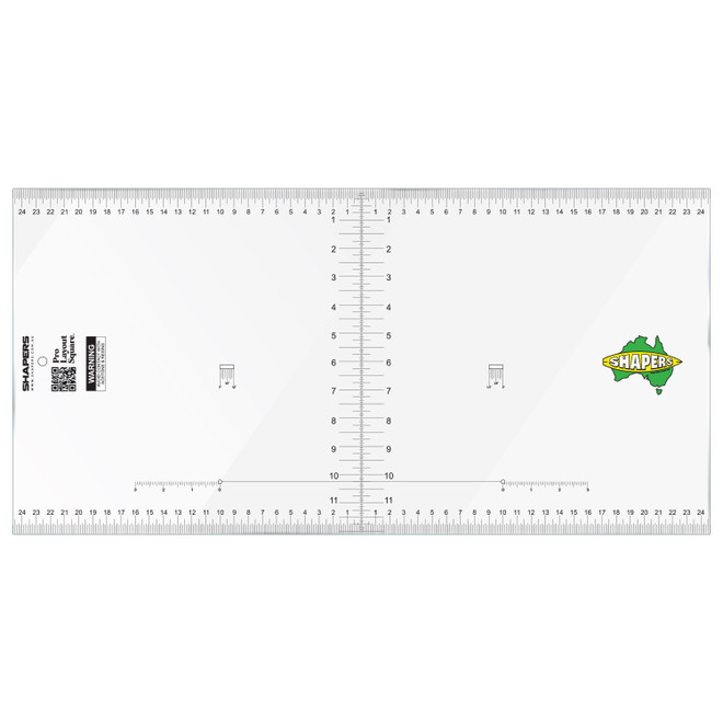 Shapers Pro Layout Square: Fin Placement