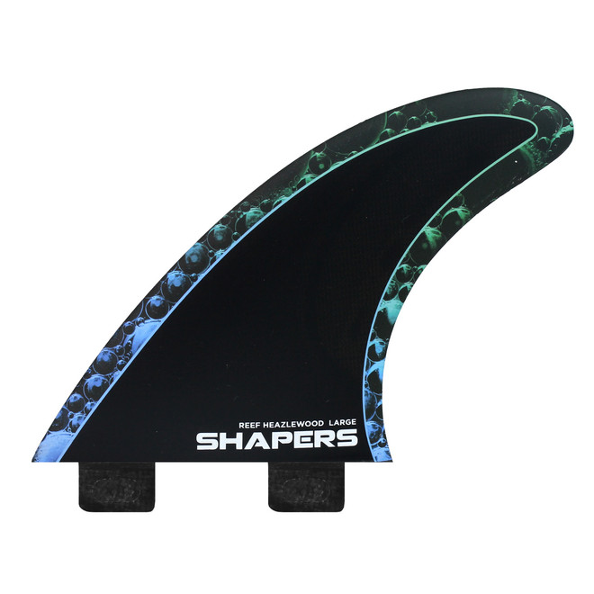 【タカ】SHAPERS Stealth Series MDクワッドフィン Reef Heazlewood Stealth Thruster Fin Set - Large | FCS Compatible